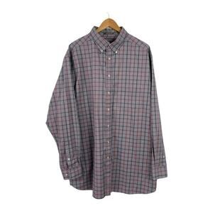 Daniel Cremieux Size 2XT Blue Striped Long Sleeve Button Down Dress Shirt